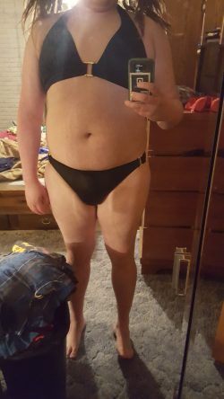 Sissy chub in bikini