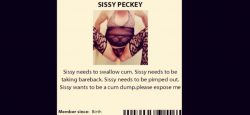 Sissy peckey