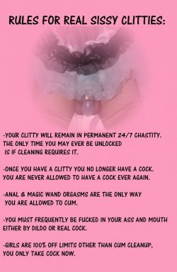 SISSY RULES