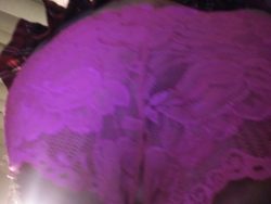 Ass in pink panties