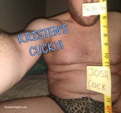 Kristen made me her cucky with Big Josh Cock