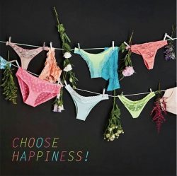 Choose sissy happiness by wearing panties