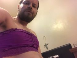 Sissy Brian in a bra