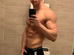 Muscle stud flaunts his big uncut white cock on cam for sissies, trans, couples and cuckolds