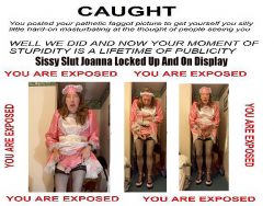 Sissy Slut Joanna Locked And Exposed