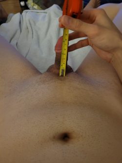 Small dick loser POV Part 3: Measuring the flaccid penis at just over 3 Inches.