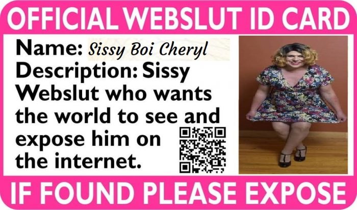 Sissy Boi Cheryl Exposed