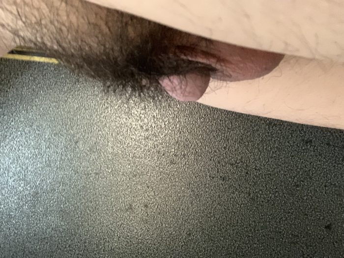 A Taiwanese showing off his huge clit