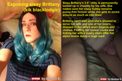 Exposing sissy Brittany