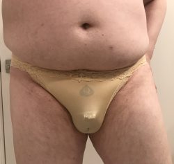 Clitty is leaking in panties.