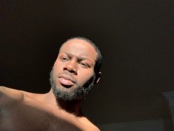 Stroking my black cock on webcam for Black History Month