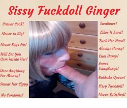 Sissy Fuckdoll Ginger
