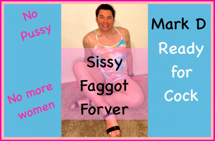 I ACCEPT my new life and role as a SISSY FAIRY FAGGOT SLAVE