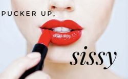 Red lipstick sissy