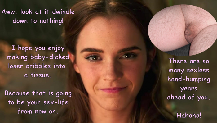 Hermione shrinks your dick.
