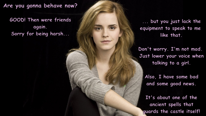 Hermione shrinks your dick.