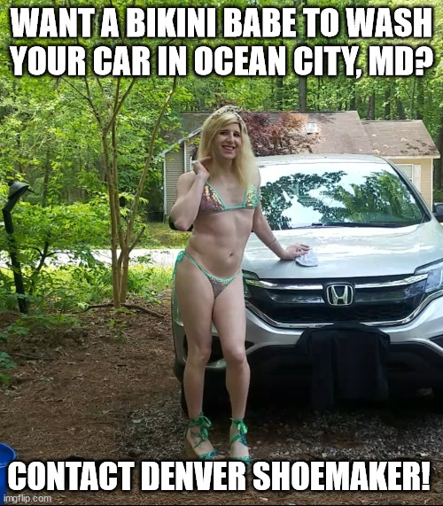 Ocean City Thong Bikini Time with Denver Tici Shoemaker