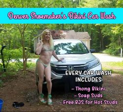 Ocean City’s Only Denver Shoemaker Bikini Car Wash Service