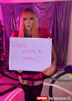 Sissy Nikki Graziano wants to be exposed as the pathetic little sissy slut that she is!