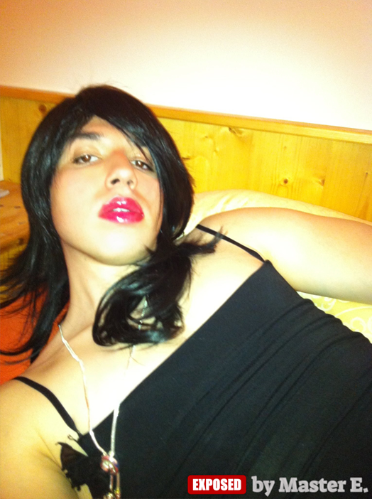 Sissy Mandy Avance giving her most sultry look