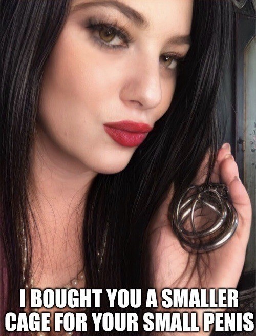 Small penises require smaller chastity devices
