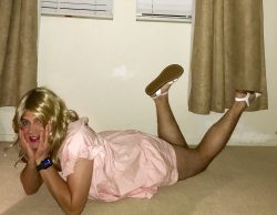 Sissy Confession: I totes wanna be made to dress and pose like a lil girl to further emasculate  ...