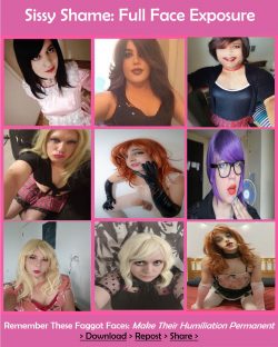 Beautiful Sissy Faces of the Net