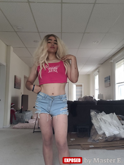 This is the outfit sissy Hannah Jizzelle picked to go outside as a girl for the first time!