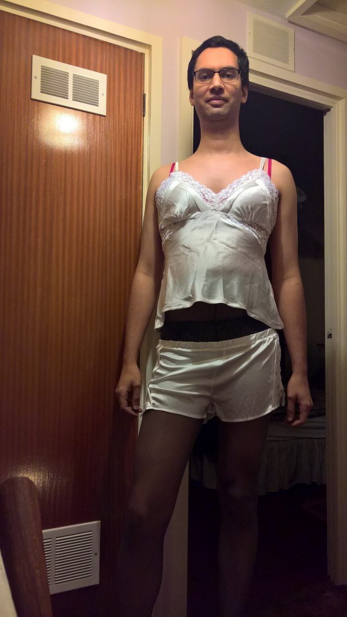 James is a crossdressing sissy boi in ladies underwear