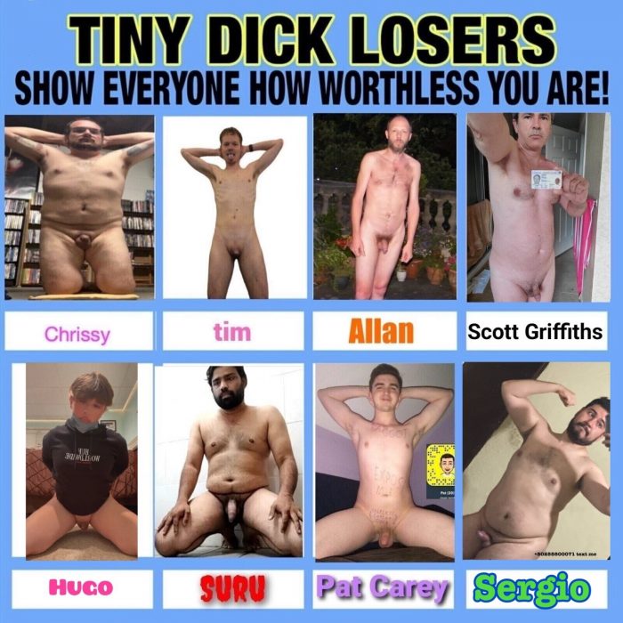 Tiny dick loser’s exposed!🤏🏼
