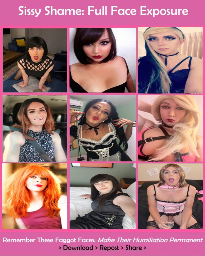 Sissy Whore Face Exposure Collection