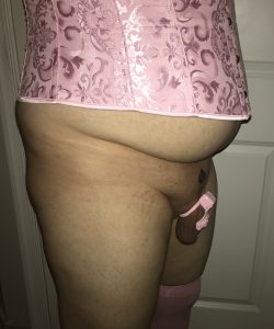 Sissy enjoys showing off how much she’s not working with!