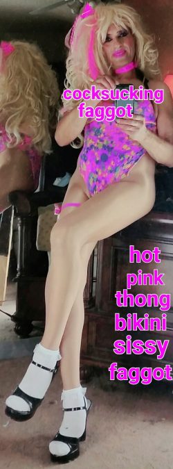 lexiflores hot pink thong bikini