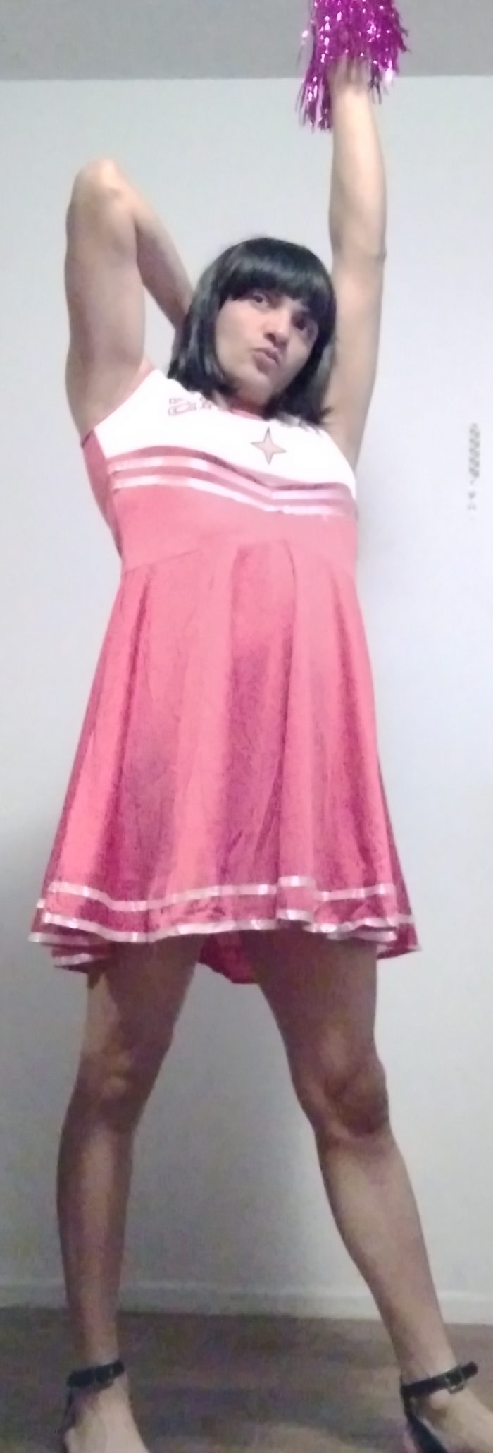 Sissy cheerleader