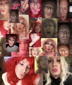 A growing compilation of cum selfies