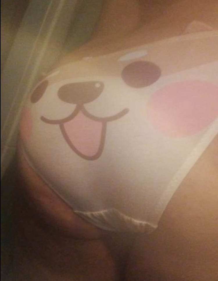 Cute panties and round ass