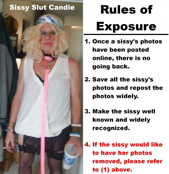 Sissy Candie….wants to be exposed please help