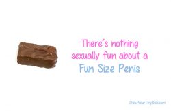 Nothing sexually fun about a fun size penis