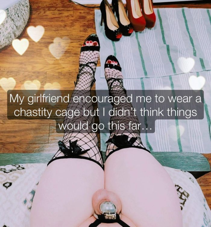 Girlfriend used chastity to feminize him into a sissy