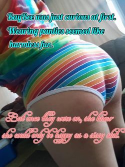 Wearing panties seemed like harmless fun