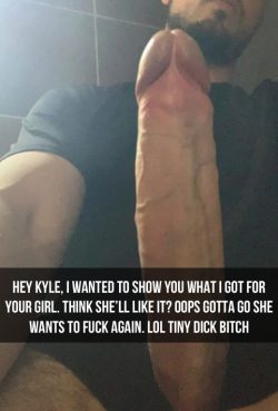 Cuckold Kyle gets tormented by a big dick bull