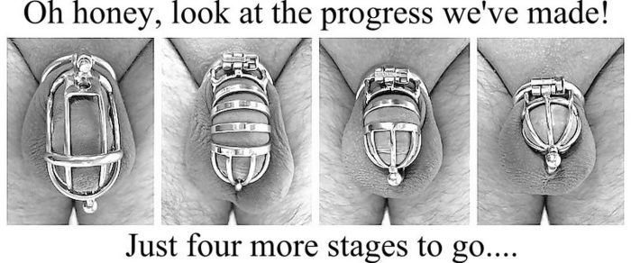 Chastity Progression: Only 4 More Stages