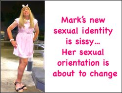 Totally effeminate and accepting my new sissy identity