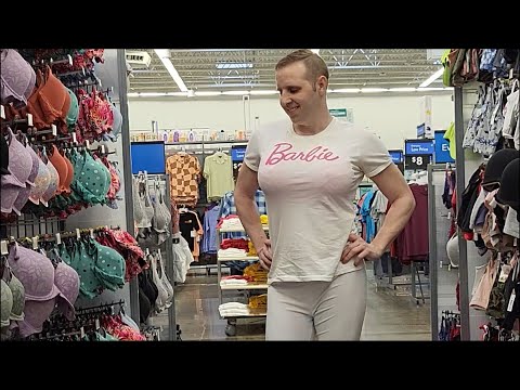 Denver Shoemaker at Walmart bouncing around my big boobs