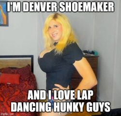 Bar slut denver shoemaker gives lap dances to hunky guys