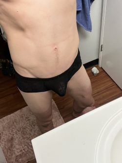 Black lace boy short