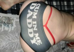 Sissy boi in panties