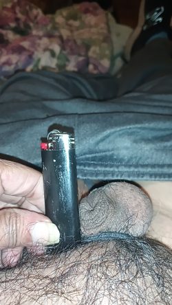 Tiny dick with cock ring
