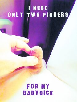 Only two fingers.