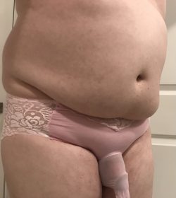 Such a useless stiffy clitty. Pretty panties are too perfect for you sissy!